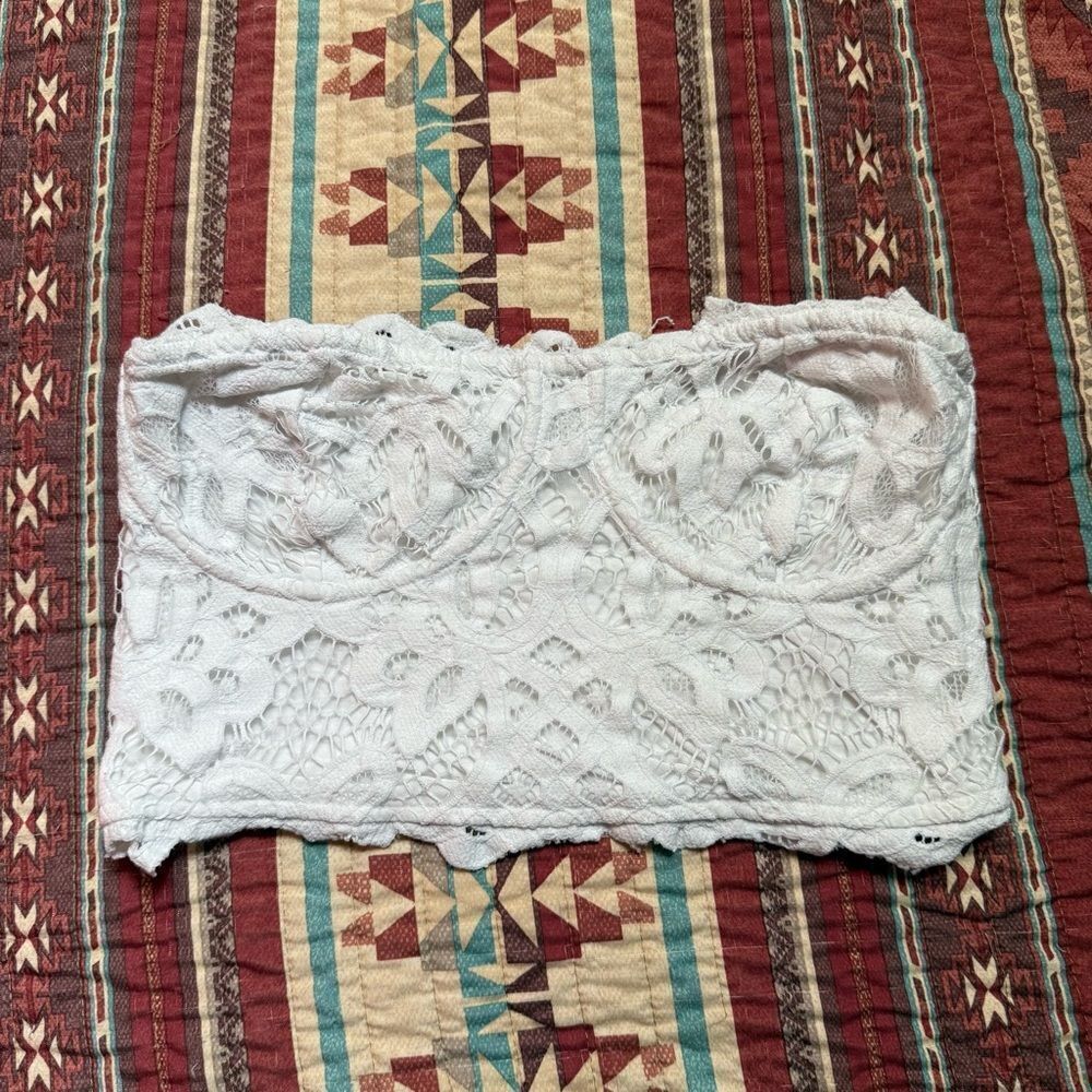 FP One Free People Adella strapless bralette size medium